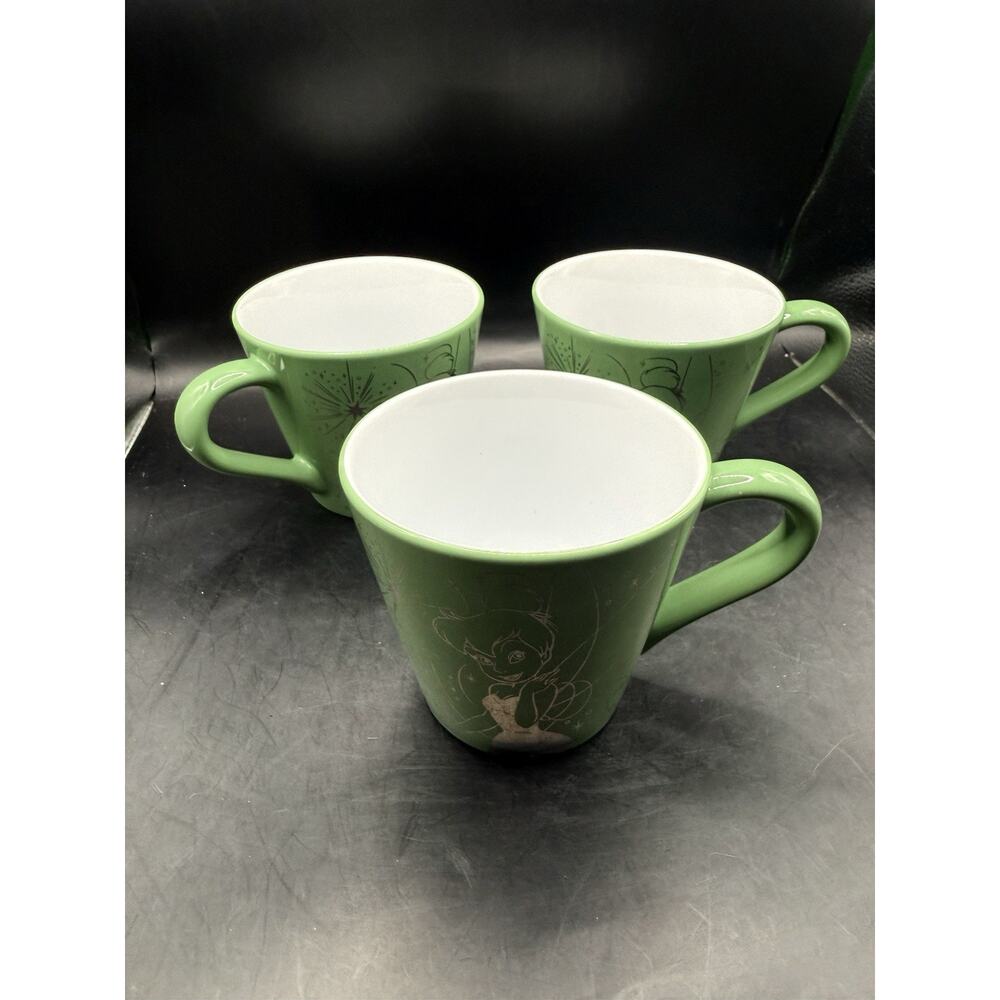 Exclusive Disney Fairies Metallic Tinker Bell Coffee Cup Set Of 3